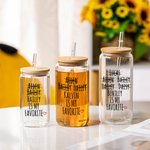 Personalisierte lustige Lieblingskind 12oz 16oz 20oz Glas Becher mit 2-7 Kindernamen Deckel und Strohhalm Geburtstag Thanksgiving Geschenk für Familie