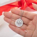 Personlig gravert College High School Logo Disc Anheng Halskjede Jubileum Graduation Tilbake til skolen Gave til Graduate Student