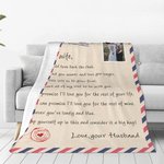 Couverture Douce Personnalisée avec Photo et Textes Cadeau Anniversaire Saint-Valentin pour Femme Mari