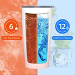 Personalized Gradient Colour Bow Birth Flower Bouquet 20oz Name Tumbler with Straw Anniversary Birthday Gift for Her