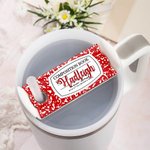 Étiquette en Acrylique Personnalisée avec Nom Accessoire avec Paillettes et Marbrures pour Gobelet Stanley Cadeau Remerciement pour Enseignant