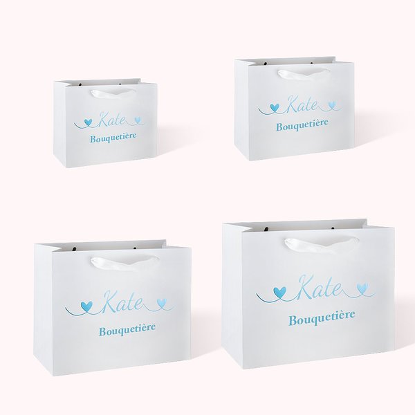 Sacs Cadeaux de Mariage Personnalisés avec Nom et Rôle Lot de 3-10 Accessoires pour Fête de Mariage