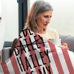 Personalised Favorite Child Muticolour Striped Name Blanket Funny Birthday Family Gift for Dad Mom Grandparents