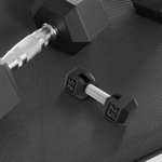 Personalized Unique 3D Printed Dumbbell Business Card Holder with Number Gym Yoga Room Opening Birthday Gift for Trainers Sport Lovers