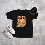 Personalized Vintage 100% Cotton 1-8 Pet Photos Bootleg T-shirt with Name Birthday Gift for Pet Lovers