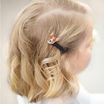 Personalisierte Katze Hund Haustier Portrait Foto Acryl Haarspangen Barrettes niedlich Haar Zubehör Geburtstag Geschenk für Frauen Mädchen