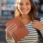 Personalized Engraved Birth Flower Leather A5 Notebook Cover Storage with Name Birthday Gift for Artists Painters Office Workers