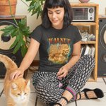 Personalized Vintage 100% Cotton 1-8 Pet Photos Bootleg T-shirt with Name Birthday Gift for Pet Lovers