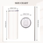 Personalised Multicolour Medical-Themed Design 20oz Skinny Tumbler with Name Appreciation Nurse Week Gift for Nurse Doctor Medical Staff