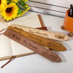 Personalisierte gravierte Blume Regenwald Luft- und Raumfahrt Muster hölzerne Lehrer Lineal mit Namen Teacher's Day Wertschätzung Geschenk für Lehrer