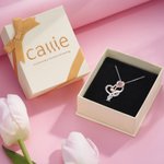 Collana personalizzata con rosa e 1-3 nomi incisi gioiello raffinato ipoallergenico regalo di compleanno per festa della mamma per donne
