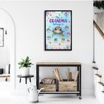 Puzzle en 1000 Pièces Personnalisé avec Titre 1-7 Motifs de Tortues et Noms des Enfants Cadeau Anniversaire pour Famille Enfant Maman