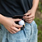 Personalisierte Leder Golfball und Tees Halter mit Namen Geburtstag Geschenk für Golfer