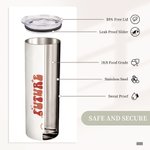 Personalized In My Engaged Era Future 20oz Name Tumbler with Straw Engagement Bridal Shower Gift for Women