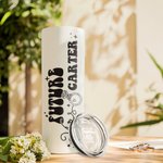 Personalized In My Engaged Era Future 20oz Name Tumbler with Straw Engagement Bridal Shower Gift for Women