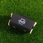 Personalisierte Leder Golfball und Tees Halter mit Namen Geburtstag Geschenk für Golfer