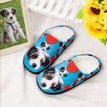 Personalizzato carino gatto cane animale domestico foto Fluffy pantofole Memorial Compleanno regalo per gli amanti degli animali donne uomini