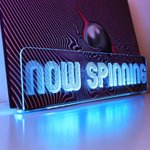 Personalized Colour Changing Acrylic Vinyl Record Storage Display Stand Birthday Gift for Music Lover