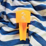 Porte-Gobelet de Plage Personnalisé avec Texte et Motif Accessoire de Plage Cadeau Voyage pour Amateur des Activités en Plein Air