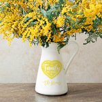 Personalizada Familia Siempre Estará Conectada Por Corazón Florero de Cerámica con 1-12 Nombres Cumpleaños Decoración del Hogar Regalo para la Familia