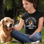 Personalized Multicolour Dad Mom of A Spoiled Rotten Dog Cat 100% Cotton T-shirt with Name Available Birthday Gift for Pet Lovers
