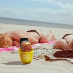 Porte-Gobelet de Plage Personnalisé avec Texte et Motif Accessoire de Plage Cadeau Voyage pour Amateur des Activités en Plein Air