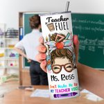 Bicchiere da 20 oz con cannuccia e spazzola Regalo di apprezzamento per la festa dell'insegnante