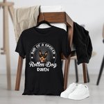 Personalized Multicolour Dad Mom of A Spoiled Rotten Dog Cat 100% Cotton T-shirt with Name Available Birthday Gift for Pet Lovers