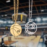 Collana con ciondolo a tema di pallacanestro personalizzata con nome e numero regalo per il giorno del compleanno per gli amanti del basket