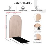 Paire de Serre-Livres en Bois Personnalisée avec Personnage et Nom Motif Arc-en-Ciel Cadeau Remerciement pour Enseignant