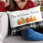Funda de almohada personalizada con 1-12 nombres para la decoración del hogar Regalo para la familia