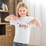 Personalized American Sign Language 100% Cotton Kids Adult T-Shirt with Name Deaf Pride Gift for Hearing Impairment ASL Interpreter