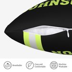 Gepersonaliseerde Fire Dept Design Brandweerman kussenhoes met naam Verjaardag Waardering Gift voor brandweermannen