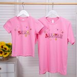 Personalized American Sign Language 100% Cotton Kids Adult T-Shirt with Name Deaf Pride Gift for Hearing Impairment ASL Interpreter