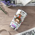 Personalised Cute Cartoon Women Teacher 20oz Name Tumbler with Straw Back to School Appreciation Gift for Teacher