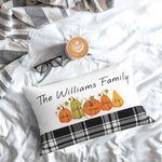 Funda de almohada personalizada con 1-12 nombres para la decoración del hogar Regalo para la familia
