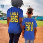 T-Shirt Unisexe 100% Coton Personnalisé avec Nom et Numéro Style Softball Cadeau Anniversaire pour Enfant Adulte Amoureux du Sport