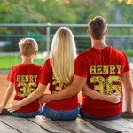T-Shirt Unisexe 100% Coton Personnalisé avec Nom et Numéro Style Softball Cadeau Anniversaire pour Enfant Adulte Amoureux du Sport
