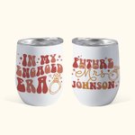 Personalized In My Engaged Era Future 12oz Tumbler with Name Engagement Bridal Shower Gift for Women