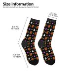 Personalisierte Kürbis Geist Spinne Halloween Thema weiche Kind Crew Socken mit Namen lustig Halloween Party Geschenk für Kinder