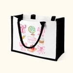 Bolsa grande de lona personalizada con texto Día del Profesor Regalo de agradecimiento para el profesor