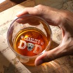 Henkilökohtainen lemmikkieläimen äiti isä 10oz Old Fashioned Rocks viskilasi valokuvalla ja nimellä Syntymäpäivälahja lemmikkieläinten ystävälle