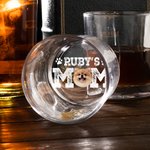 Henkilökohtainen lemmikkieläimen äiti isä 10oz Old Fashioned Rocks viskilasi valokuvalla ja nimellä Syntymäpäivälahja lemmikkieläinten ystävälle