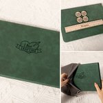 Personalised Folding Magnetic Knitted Chart Holder with 4 Circular Magnets and Magnetic Ruler Birthday Mother's Day Gift for Knitting Lovers
