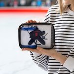 Personlig snackpåse med namn och nummer för hockeyutövare Födelsedag Sporttillbehör Present för hockeyälskare