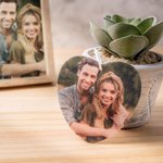 Personalised Car Air Freshener Ornament Photo Fragrance Car Interior Decor Valentine's Day Memorial Gift for Couple Friend