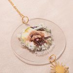 Personalised Moon and Sun Crystal Suncatcher with Photo and Text for Window Hanging Home Decor Birthday Housewarming Memorial Gift for Family Friend