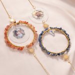 Personalised Moon and Sun Crystal Suncatcher with Photo and Text for Window Hanging Home Decor Birthday Housewarming Memorial Gift for Family Friend