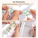 Personalised Multicolour Birth Flower 100 Envelopes Money Saving Challenge A5 Binder with Name Birthday Budget Accessories Gift for Family