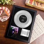 Personalisierte Vinyl Schallplatte Haus Dekoration Erinnerung Geschenk zur Hochzeit Jahrestag Einweihung